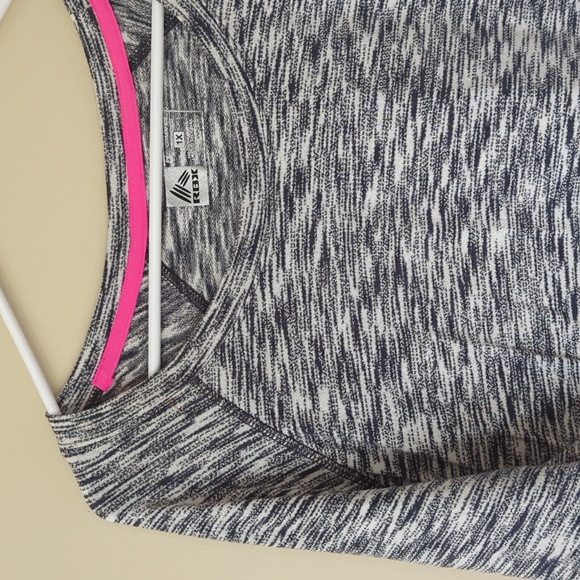 RBX Performance Long Sleeve Top PLUS 1X Black White - Picture 4 of 12